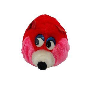 Dan Brechner Plush Mouse Mole Vole Pink White Red Stuffed Animal 6" Valentines